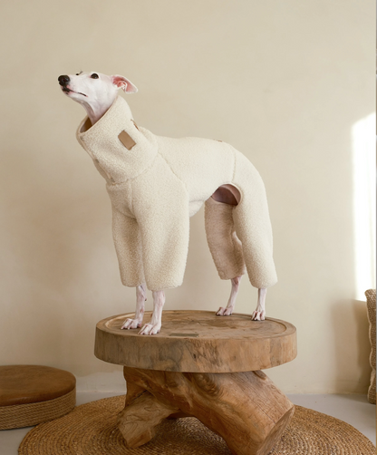 100% sherpa fleece sweater dog onesizs sheeps wool 
