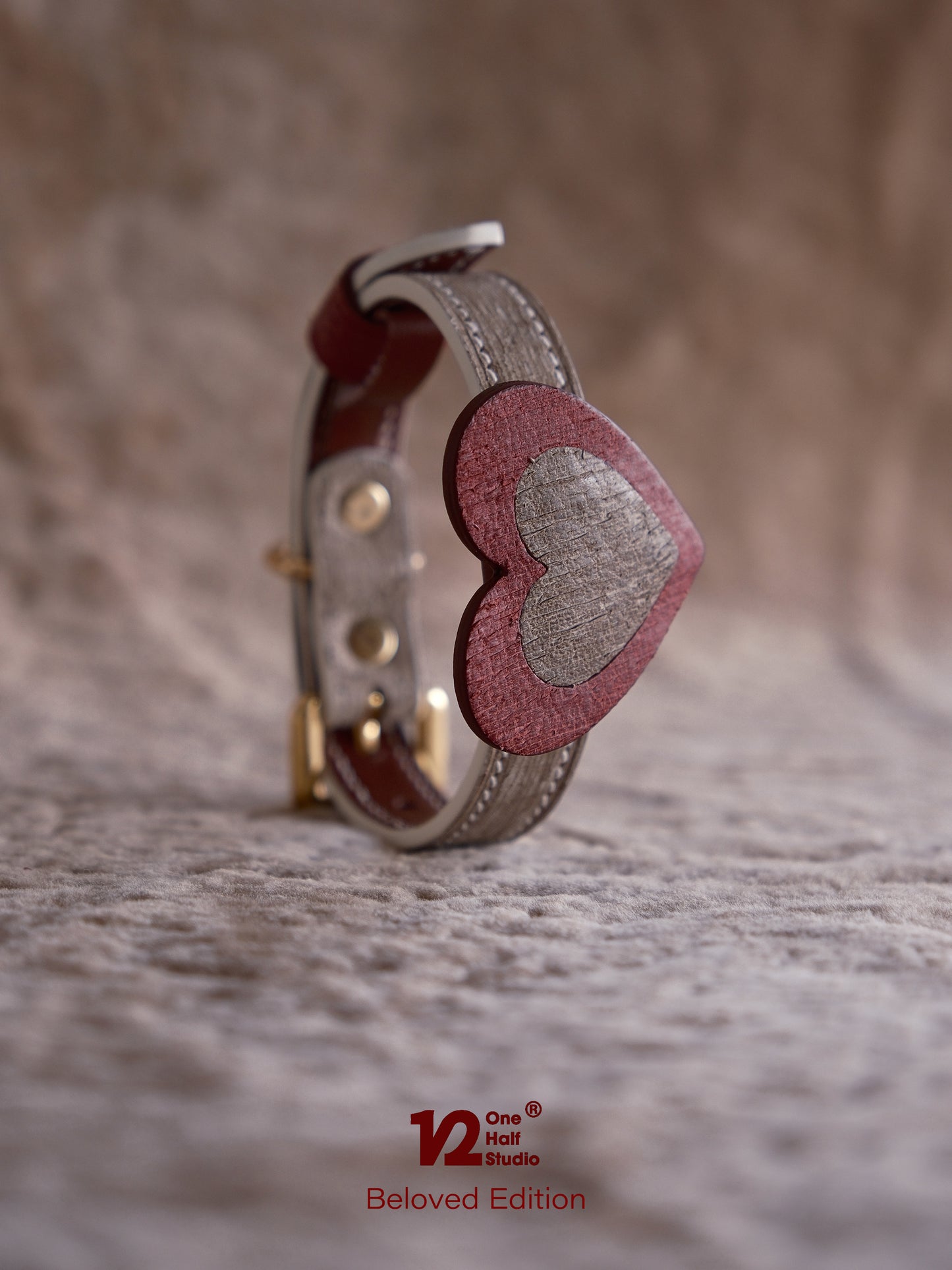 Italian Fujiyama Heart Collar Pet Collar