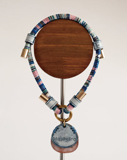 Customized Eggie Pet Name tags for Fluffy - dog art pet id tag