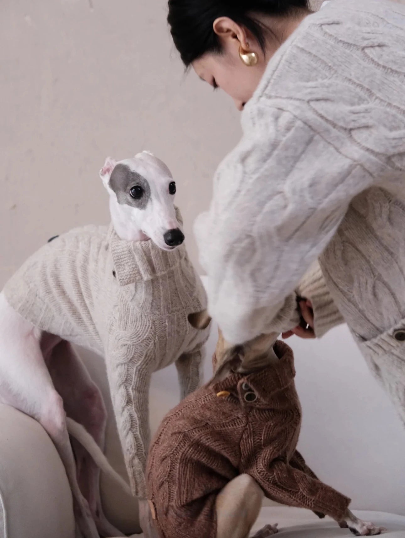 Cloud Two-Legged Wool Pet Sweater – Dog & Cat Knitwear