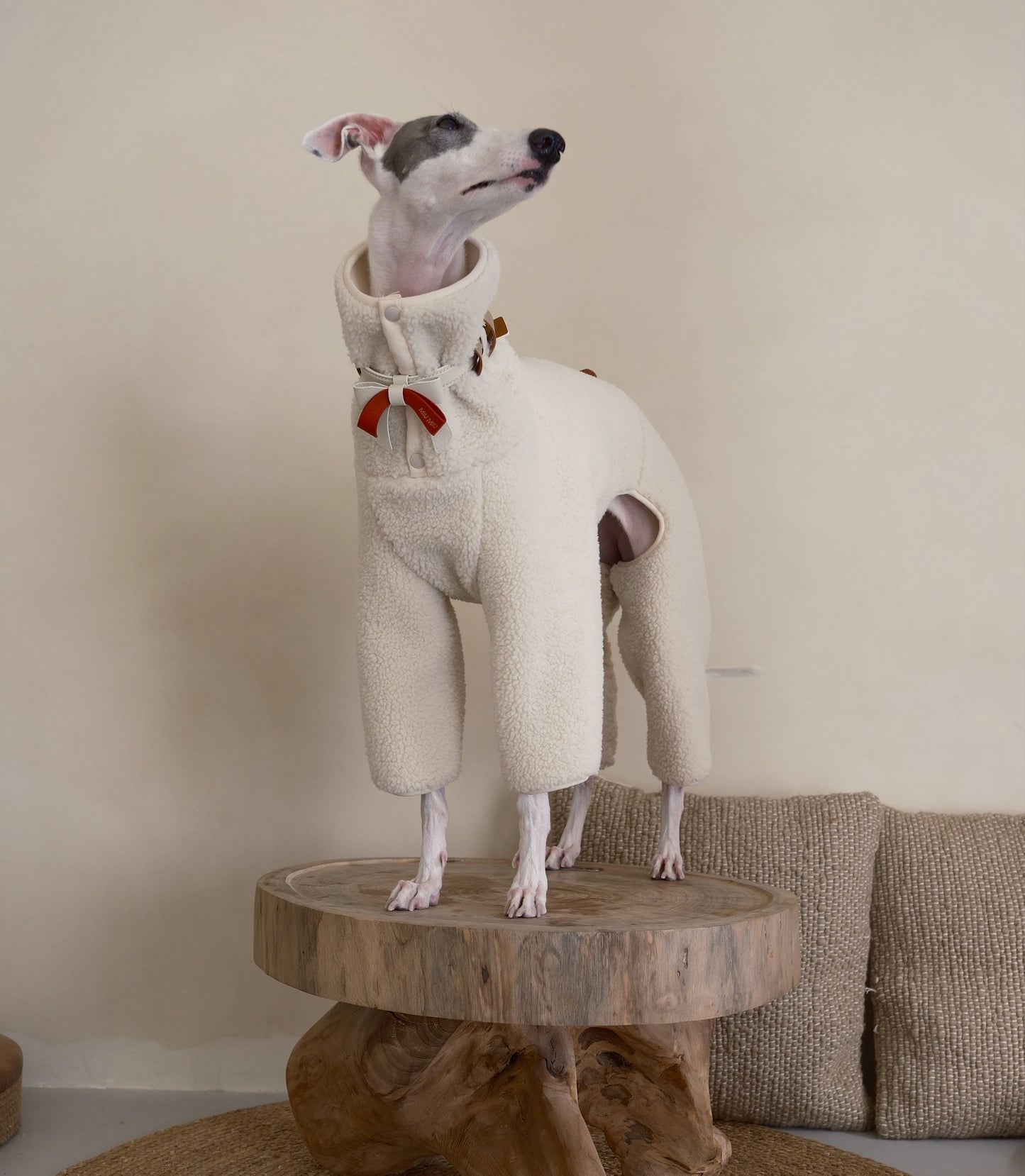 100% sherpa fleece sweater dog onesizs sheeps wool 