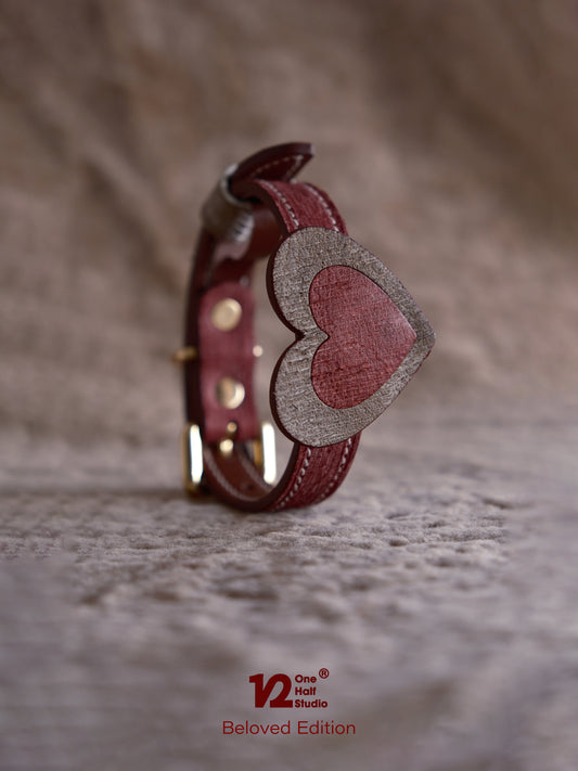 Italian Fujiyama Heart Collar Pet Collar